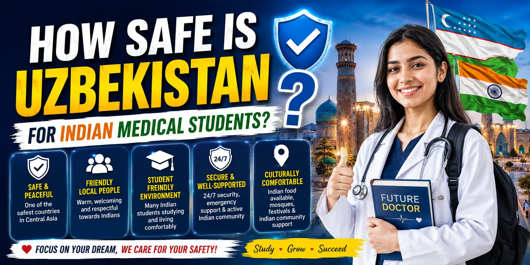 How Safe Is Uzbekistan for Indian Medical Students